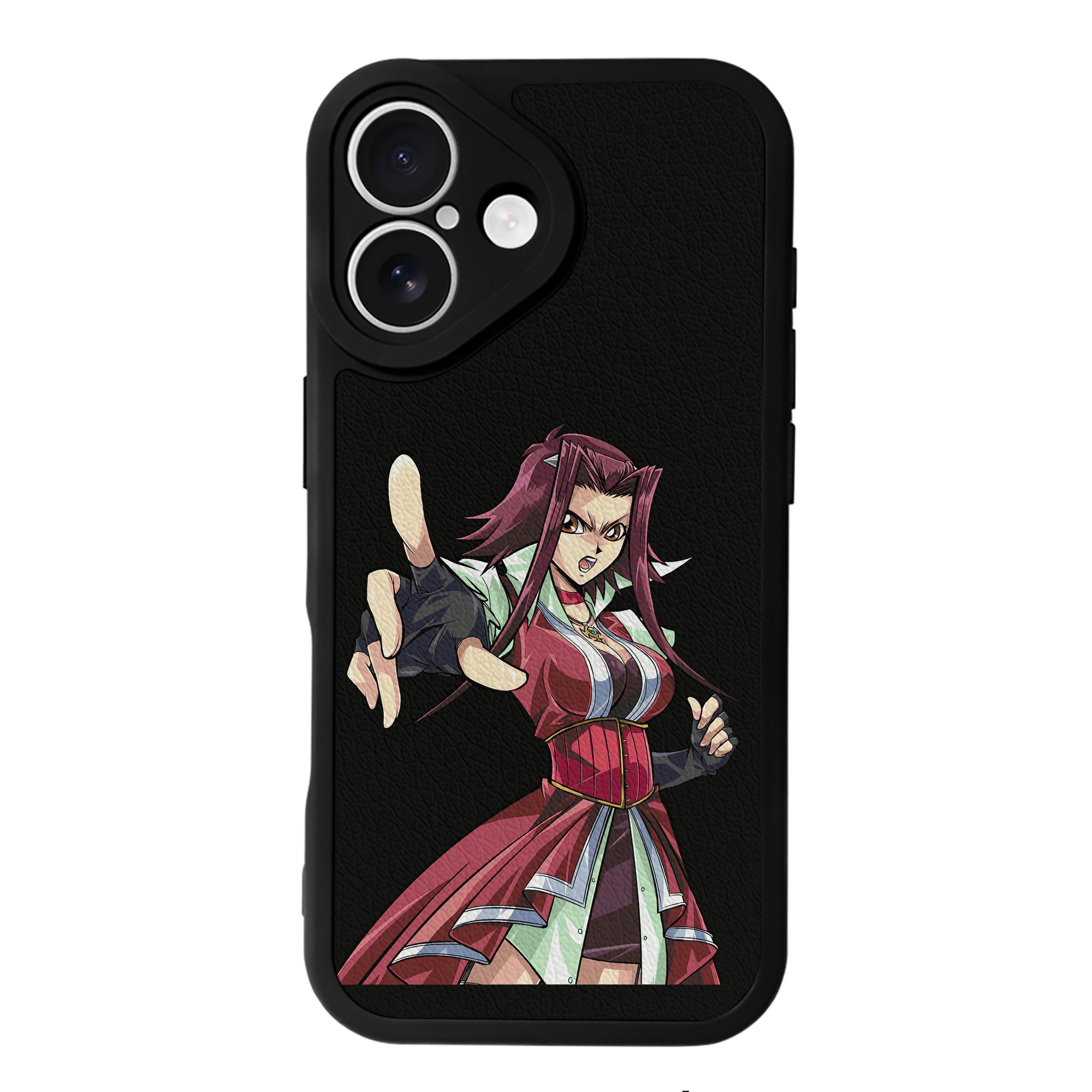 （画像用） 遊☆戯☆王 Yu-Gi-Oh! 【iPhone 16シリーズ対応】シリコンスマホケース（レザー調） 材質：シリコン